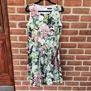 Tommy Hilfiger sleeveless floral dress. Size 14
